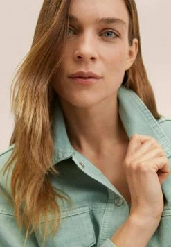 Mango AIMEE - Hemdbluse - Turquoise | Damen -Mango Populaire Boutique a9c404f496854fc8812682a8e34462fd