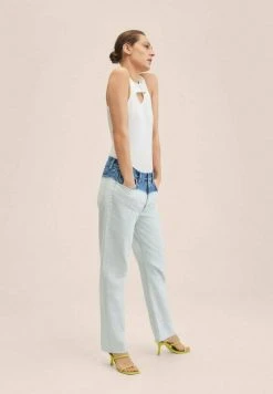 Mango TIEDYE - Jeans Straight Leg - Dark Blue | Damen -Mango Populaire Boutique a9c52657bfa84a079c364466bded3a1c