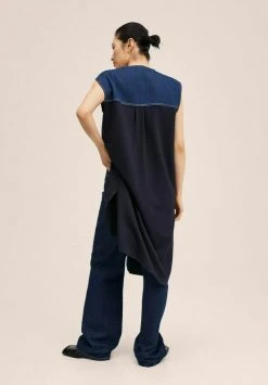 Mango Weste - Bleu Marine Fonce | Damen -Mango Populaire Boutique a9e824557a76407dac6672d196eec905