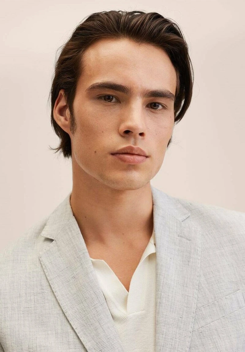 Mango Herren MIAMI - Sakko - Hellgrau Meliert 6 Mango Herren MIAMI - Sakko - Hellgrau Meliert – Bild 4