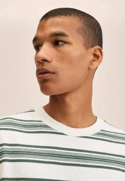 Mango SHURA - T-Shirt Print - Blanc Cassé | Herren -Mango Populaire Boutique ab2d3329e5da4ba99aaef4d0f4bbd6f2