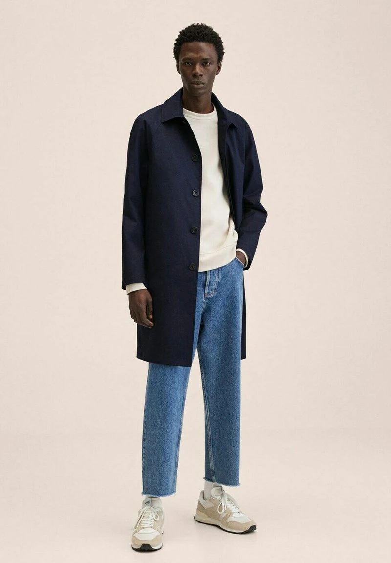 Mango Herren IKARIA - Trenchcoat - Bleu Marine Foncé 4 Mango Herren IKARIA - Trenchcoat - Bleu Marine Foncé – Bild 2