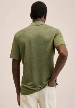 Mango AMBERES - Poloshirt - Medium Green | Herren -Mango Populaire Boutique ab51ba80c15949b09fda159694054d9f