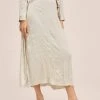 Mango PLEAT-A - A-Linien-Rock - Beige | Damen -Mango Populaire Boutique aba4ba32bb3f466aa6943b85f588ca71