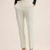 Mango MACARON - Stoffhose - Beige | Damen -Mango Populaire Boutique ac592a3af46541a49f21b270c975fedb