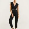 Mango Damen YESS - Jumpsuit - Zwart -Mango Populaire Boutique adf1236d285047b38f5ad502a005b616