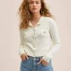 Mango CROISSAN - Strickjacke - Grezzo | Damen