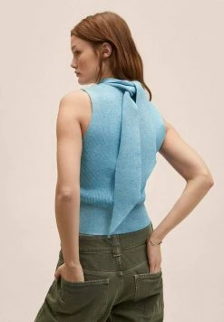 Mango CORBAT - Top - Blauw | Damen -Mango Populaire Boutique ae6f4c93430841b59be1a4394800c2f8