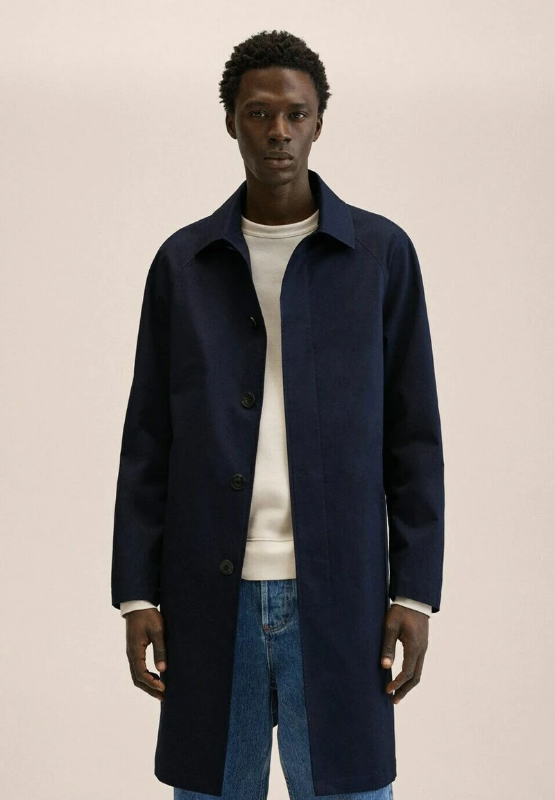 Mango Herren IKARIA - Trenchcoat - Bleu Marine Foncé 3 Mango Herren IKARIA - Trenchcoat - Bleu Marine Foncé