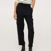Mango MIT TASCHEN - Cargohose - Schwarz | Damen -Mango Populaire Boutique af11ef773c9443bf84dadf1ed634f257