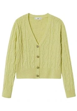 Mango GLAM - Strickjacke - Green | Damen -Mango Populaire Boutique af79cb922cd14233b7b0efff145ea048