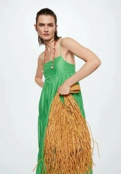 Mango Damen ZAMORA - Freizeitkleid - Groen -Mango Populaire Boutique af7caf485f53466780ec0d3f0c0ab5e5