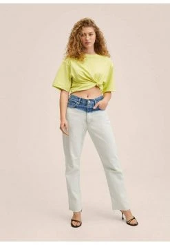 Mango PSTOUL - T-Shirt Print - Limoen | Damen