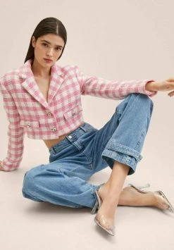 Mango Damen GRETA - Jeans Straight Leg - Bleu Moyen -Mango Populaire Boutique b0da774384f34e6eb6613f5fec47131c