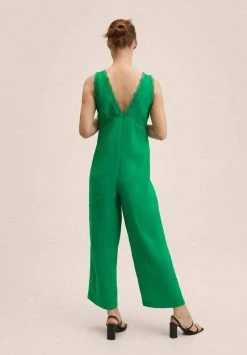 Mango LENCERO - Jumpsuit - Green | Damen -Mango Populaire Boutique b16aaa9a154b44d0aa5a0d387ff4cdc9