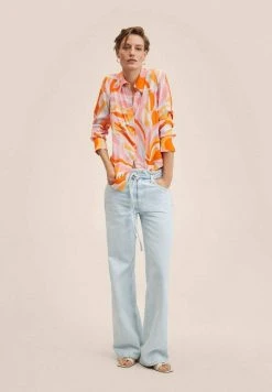 Mango PUC - Hemdbluse - Oranje | Damen -Mango Populaire Boutique b1aba4b08a0c44358d6fa91f39a2f5e4
