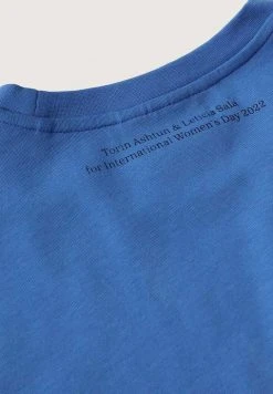 Mango T-Shirt Print - Bleu | Herren -Mango Populaire Boutique b1cba166de404b8d91a7924dce9bacec