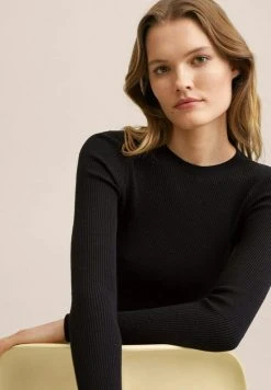 Mango EDURNE - Strickpullover - Noir | Damen -Mango Populaire Boutique b1cde2cf7c04465b94edf6994fb7f9b8