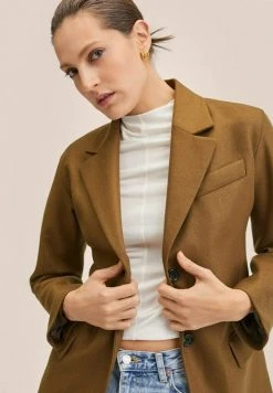 Mango JADE - Blazer - Marrón | Damen -Mango Populaire Boutique b1cde39a21484d3ea3d67a3e2ce2c90c