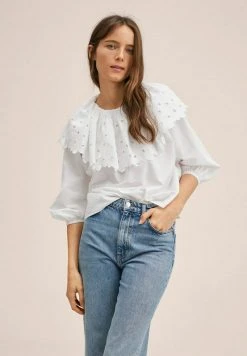 Mango MON H - Bluse - Weiß | Damen