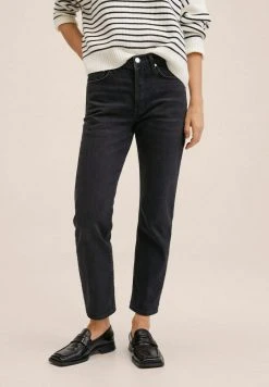 Mango Damen MAR - Jeans Slim Fit - Black Denim -Mango Populaire Boutique b2556009429a49ee99679f8a447b8d01