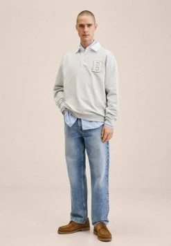 Mango AQUILES - Poloshirt - Medium Heather Grey | Herren