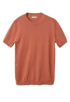 Mango ARRAONA - T-Shirt Basic - Corail | Herren -Mango Populaire Boutique b2db7c8076c34609a9832185795252fd