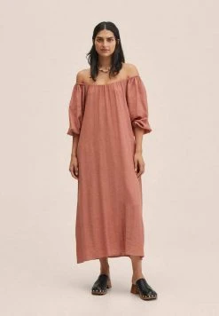 Mango CRINK-A - Freizeitkleid - Rosa | Damen