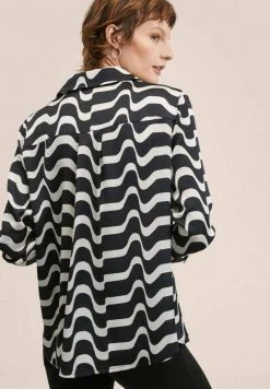 Mango Hemdbluse - Zwart | Damen -Mango Populaire Boutique b3648f12a46f4fefa5b10b8f64cf11be