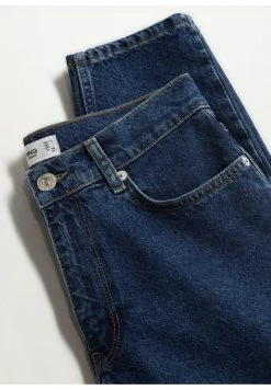 Mango KATOENEN MOM-FIT - Stoffhose - Inktblauw | Damen -Mango Populaire Boutique b38e93a250294d388041e1734e99e18f