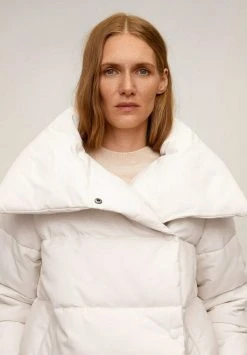 Mango JOHN-I - Wintermantel - Cremeweiß | Damen -Mango Populaire Boutique b3a8bc67b7874e2cb3a504570c70f5bf