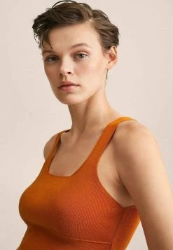Mango Top - Oranje | Damen -Mango Populaire Boutique b4893466251a443fa0062dc0f1c1200f