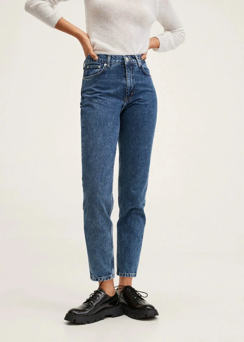 Mango Jeans Slim Fit - Dunkelblau | Damen 7 Mango Jeans Slim Fit - Dunkelblau | Damen – Bild 5