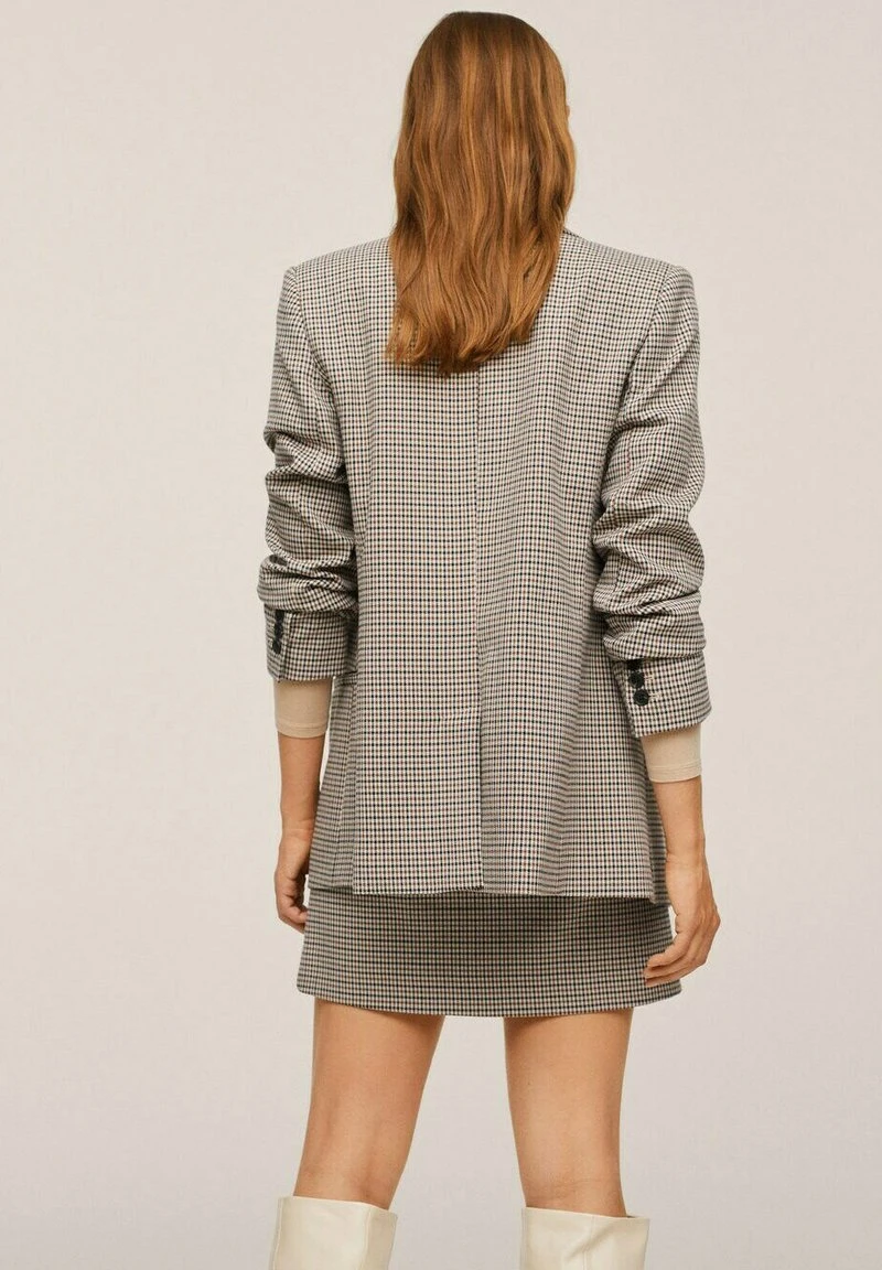 Mango KARIERTER IN WICKEL OPTIK - Blazer - Braun | Damen 4 Mango KARIERTER IN WICKEL OPTIK - Blazer - Braun | Damen – Bild 2