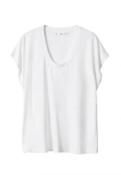 Mango VISCA - T-Shirt Basic - Wit | Damen -Mango Populaire Boutique b4ed151990724d03ae7b604ef693dcd6