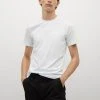 Mango T-Shirt Basic - Wit | Herren -Mango Populaire Boutique b59dddb1f75847b7ab760abbeb193880