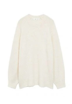 Mango Damen PUNTO OVERSIZE - Strickpullover - Crudo -Mango Populaire Boutique b64c8ddad444448d8ec2460b277d04de