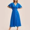 Mango Damen Maxikleid - Blue -Mango Populaire Boutique b65c6784359845129aafeb410198755a
