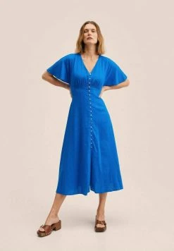 Mango Damen Maxikleid - Blue