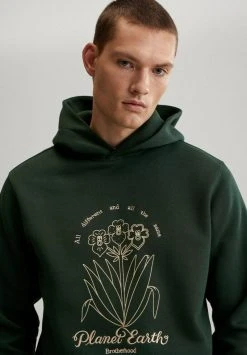 Mango GROW - Kapuzenpullover - Dunkelgrün | Herren -Mango Populaire Boutique b65cd6bd3c2846cea548825f7f9b4dcb