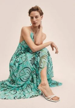 Mango Maxikleid - Modrá | Damen -Mango Populaire Boutique b788aaab14484f6283c92ca8268fdb5b