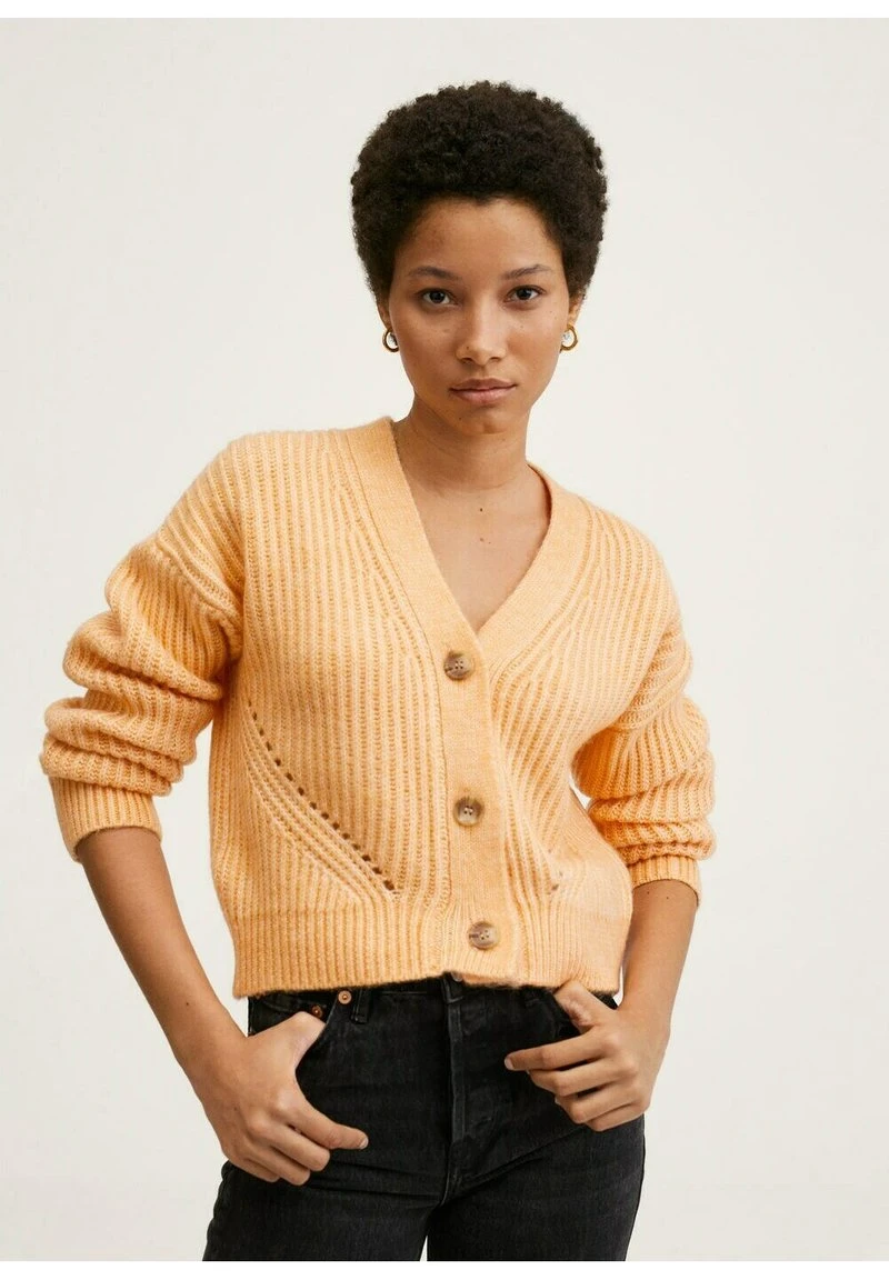 Mango Strickjacke - Pêche | Damen 3 Mango Strickjacke - Pêche | Damen