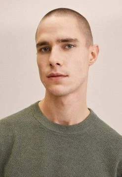 Mango GOYA - T-Shirt Basic - Kaki | Herren -Mango Populaire Boutique b7f0154f8f354801a810e527ed3766e4