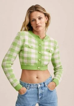 Mango Damen DOTTY - Strickjacke - Vert Pastel