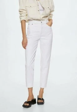 Mango MOM - Jeans Slim Fit - White | Damen