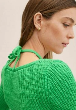 Mango SIERRA - Strickpullover - Groen | Damen -Mango Populaire Boutique b90c74aa45ef481d8ba7b2919f95d8e9