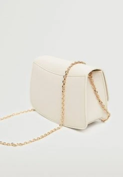 Mango Damen LUNA - Umhängetasche - Gebroken Wit -Mango Populaire Boutique b90ccf61cea144f1bbad14cde7d3c848