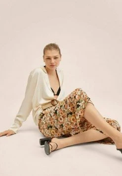 Mango Damen PALACE - Stoffhose - Orange -Mango Populaire Boutique b9546c389d9946dcb090bc8d0be6f3cd