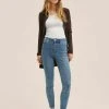 Mango ANNE - Jeans Slim Fit - Medium Blue | Damen