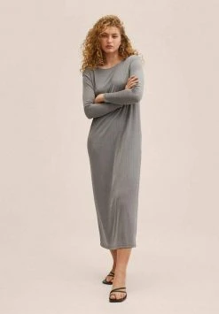 Mango ISABEL - Maxikleid - Grey | Damen